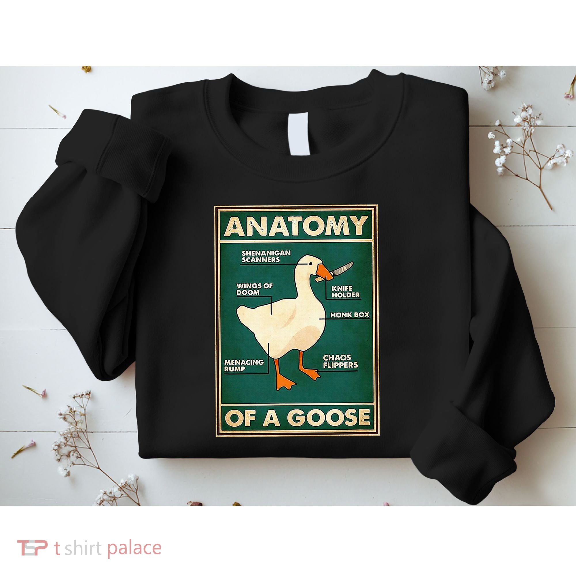 Anatomy Of A Goose With Knife Sweatshirt