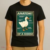 Anatomy Of A Goose With Knife T-Shirt thumb 3