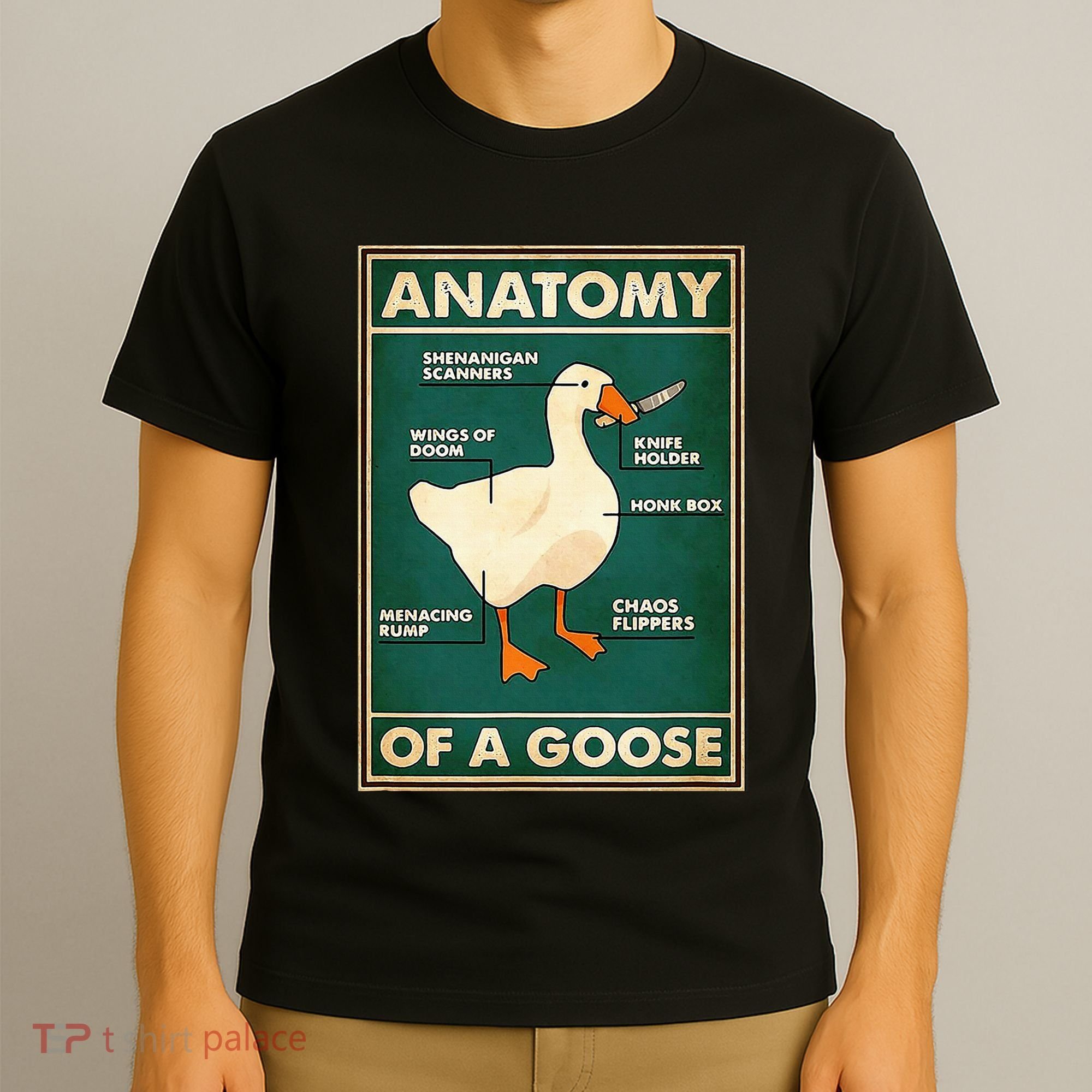Anatomy Of A Goose With Knife T-Shirt