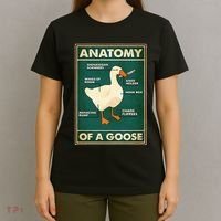 Anatomy Of A Goose With Knife T-Shirt thumb 4