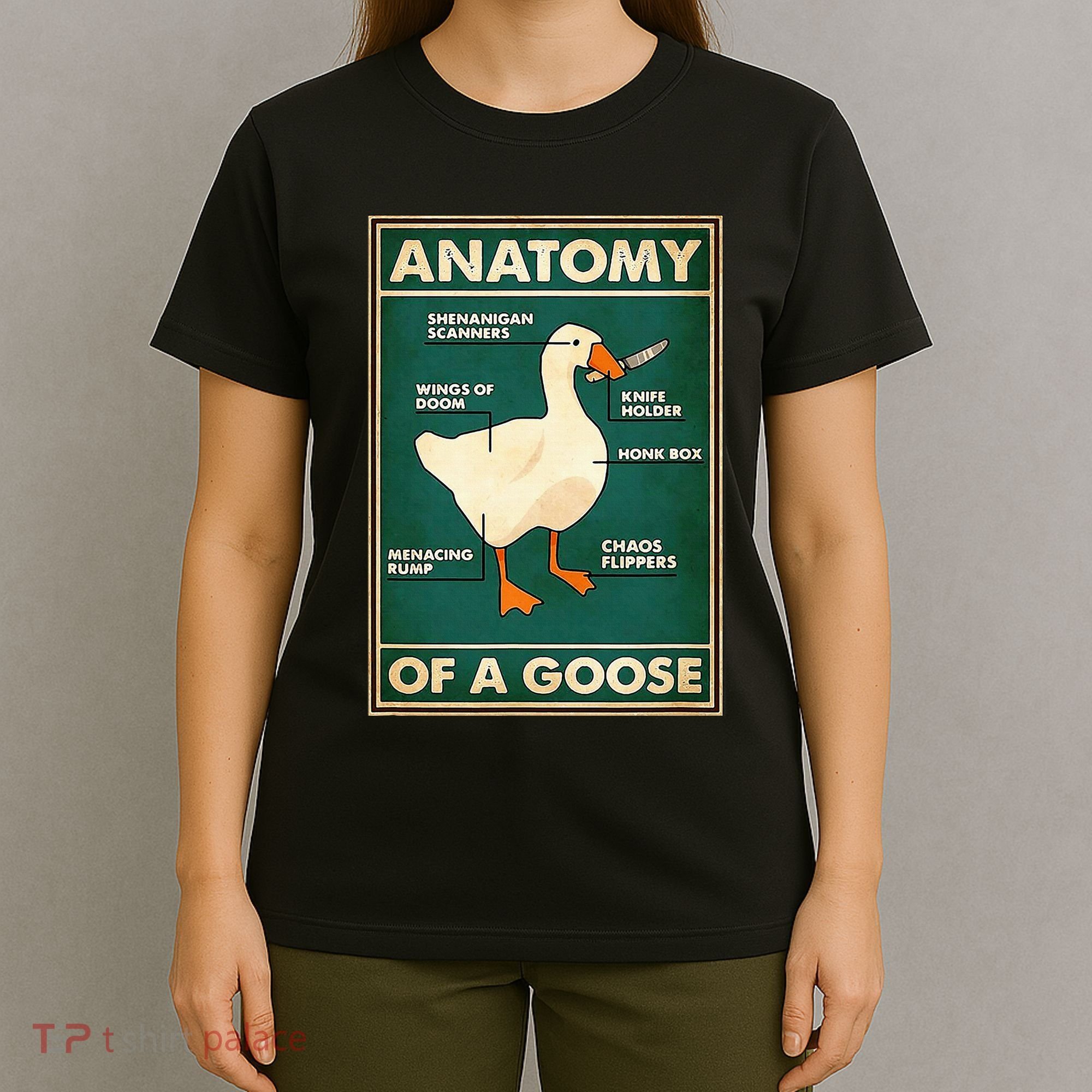 Anatomy Of A Goose With Knife T-Shirt