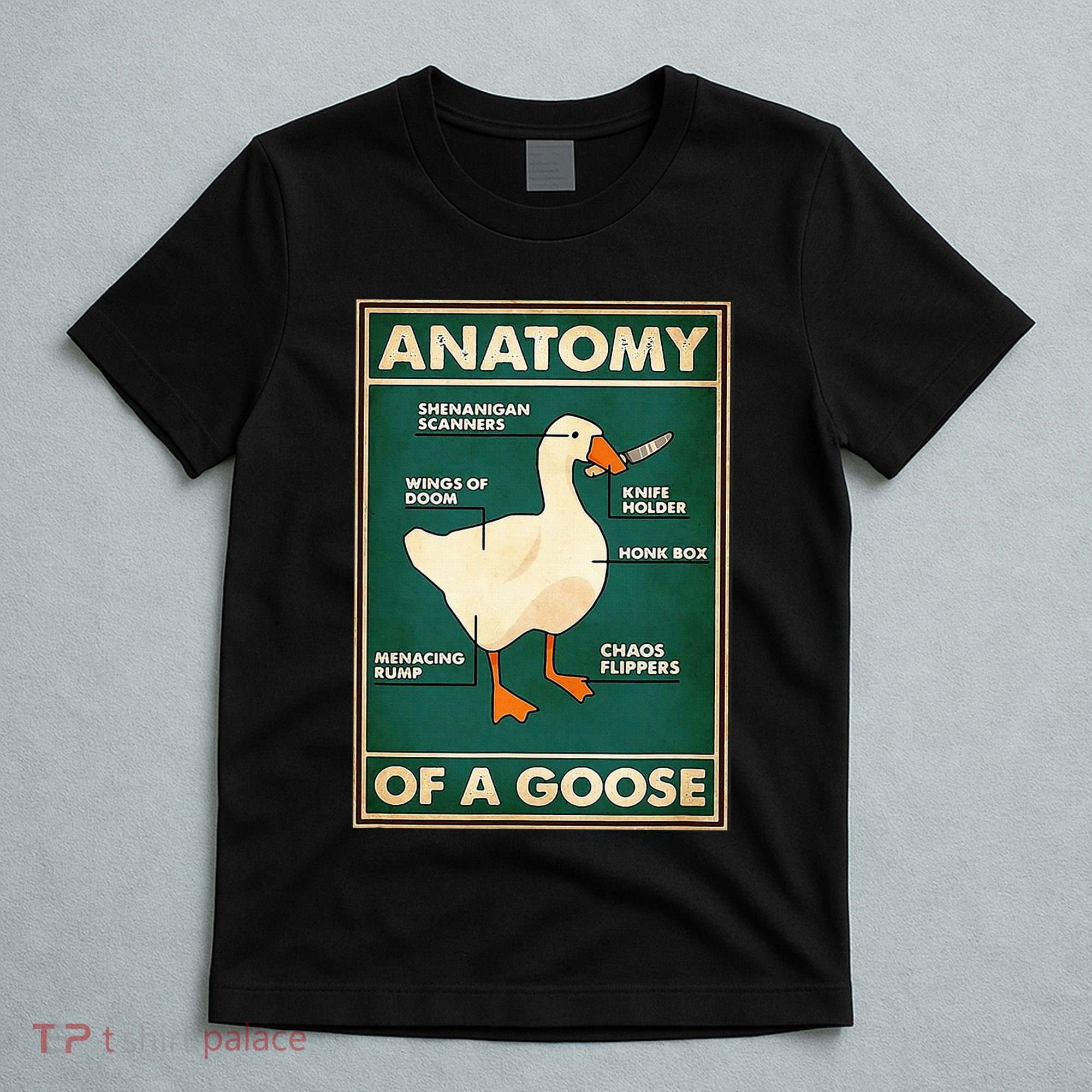 Anatomy Of A Goose With Knife T-Shirt