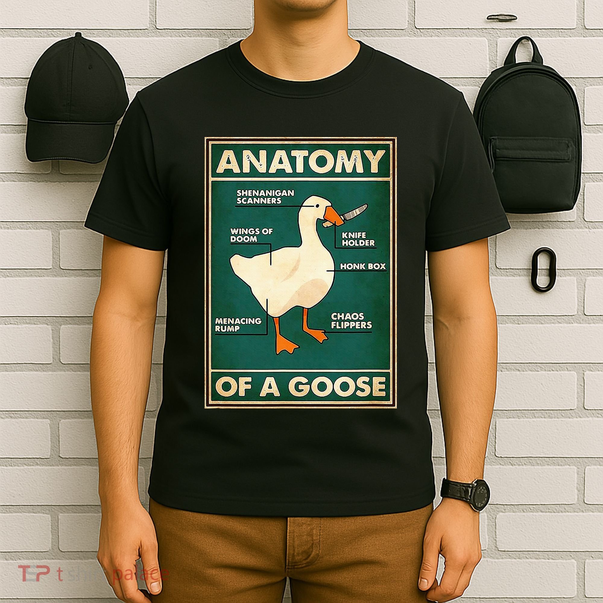 Anatomy Of A Goose With Knife T-Shirt