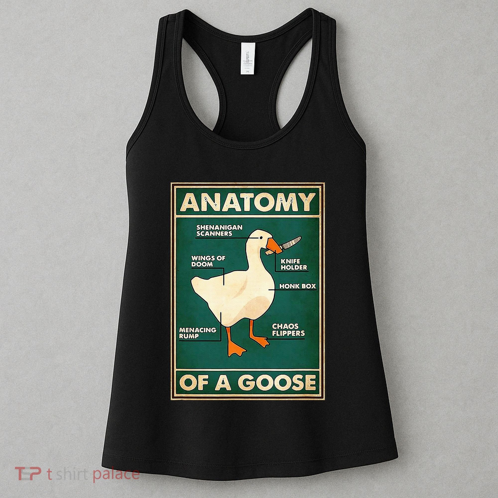 Anatomy Of A Goose With Knife Women's Tank Top