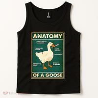 Anatomy Of A Goose With Knife Tank Top thumb 2