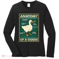Anatomy Of A Goose With Knife Women's Long Sleeve Shirt thumb 0