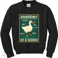 Anatomy Of A Goose With Knife Kids Sweatshirt thumb 0