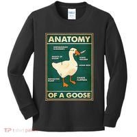Anatomy Of A Goose With Knife Kids Long Sleeve Shirt thumb 0