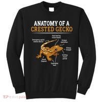 Anatomy Of A Crested Gecko Eyelash Lizard Herpetologist Sweatshirt thumb 0