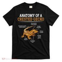 Anatomy Of A Crested Gecko Eyelash Lizard Herpetologist T-Shirt thumb 0