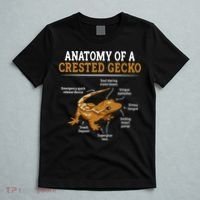 Anatomy Of A Crested Gecko Eyelash Lizard Herpetologist T-Shirt thumb 5