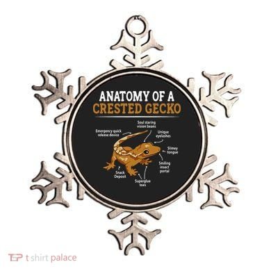 Anatomy Of A Crested Gecko Eyelash Lizard Herpetologist Ornament
