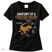Anatomy Of A Crested Gecko Eyelash Lizard Herpetologist Women's T-Shirt thumb 0