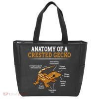 Anatomy Of A Crested Gecko Eyelash Lizard Herpetologist Tote Bag thumb 0