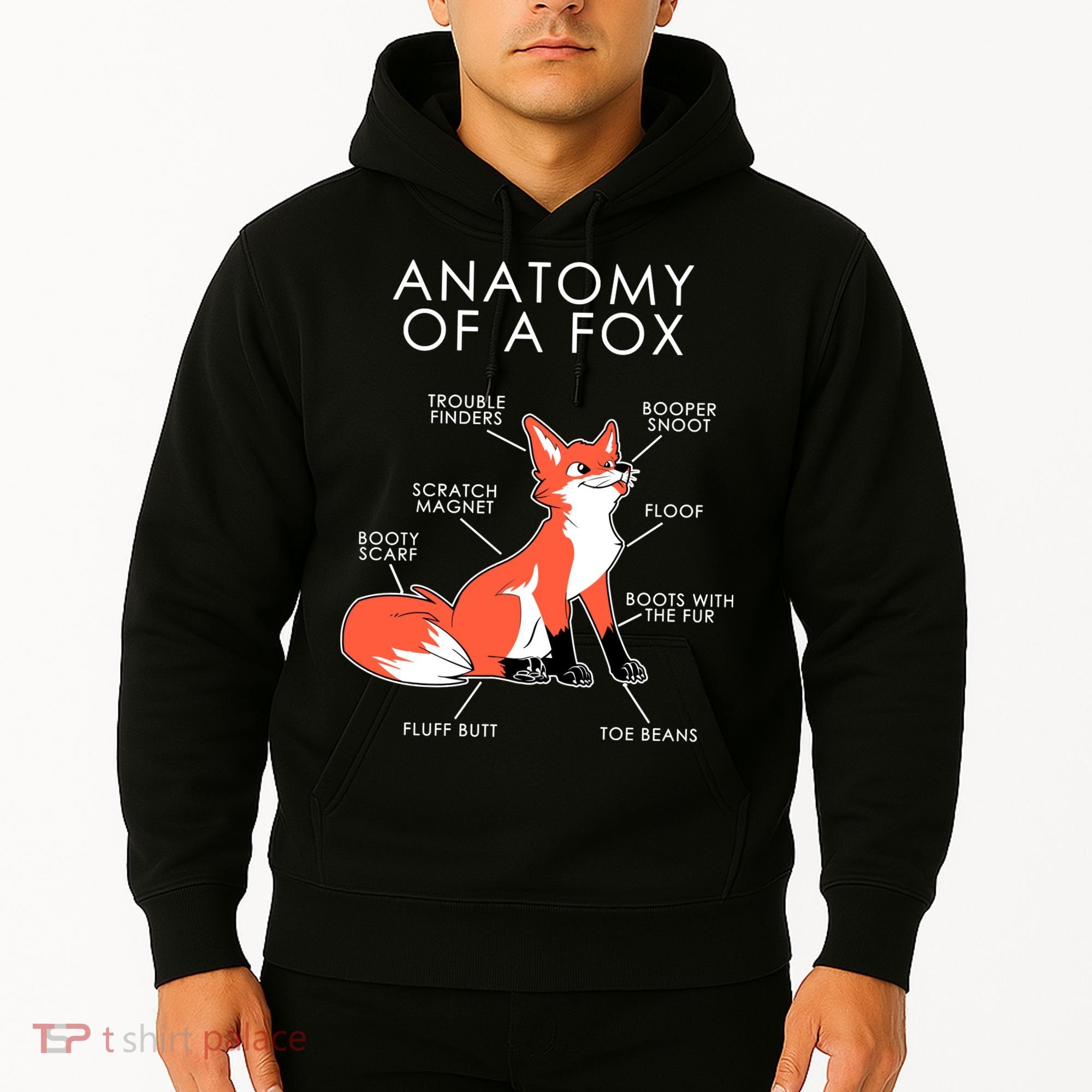 Anatomy Of A Fox Hoodie