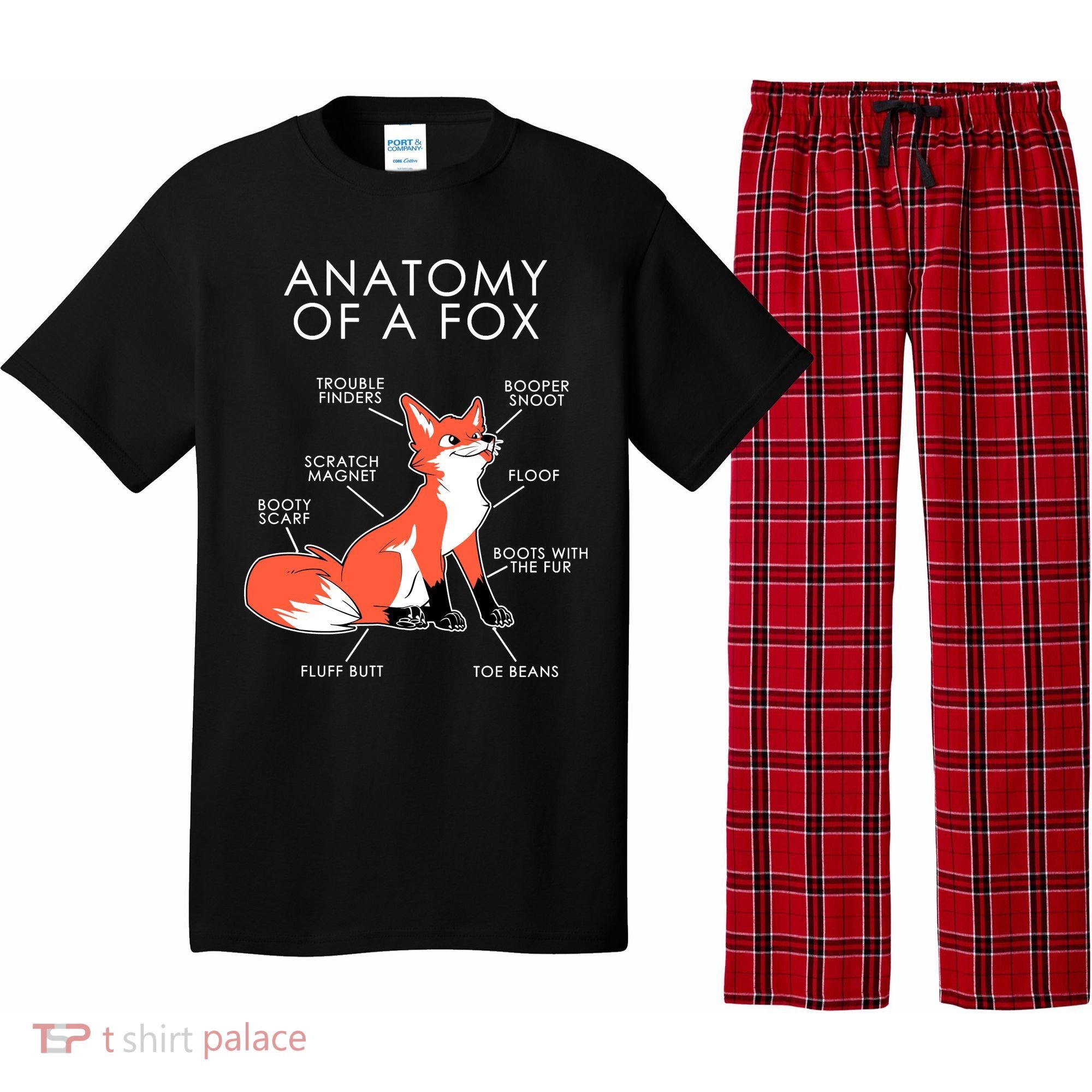 Anatomy Of A Fox Pajama Set