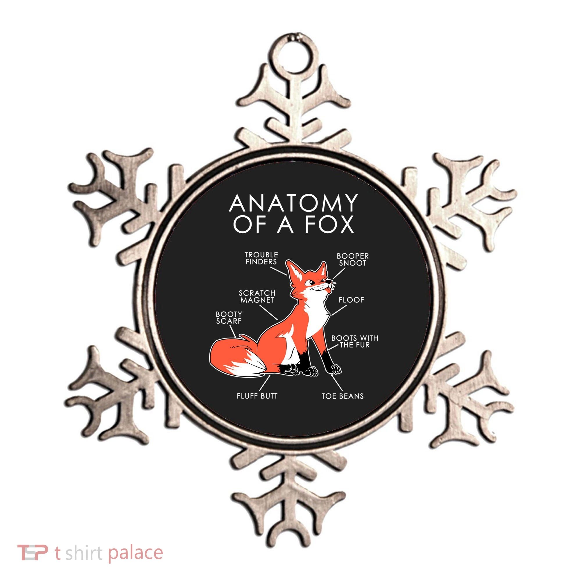 Anatomy Of A Fox Ornament