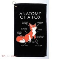 Anatomy Of A Fox Golf Towel thumb 0
