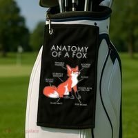 Anatomy Of A Fox Golf Towel thumb 2