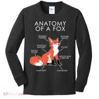 Anatomy Of A Fox Kids Long Sleeve Shirt thumb 0