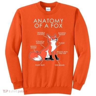 Anatomy Of A Fox Sweatshirt