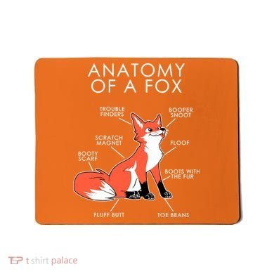 Anatomy Of A Fox Mousepad