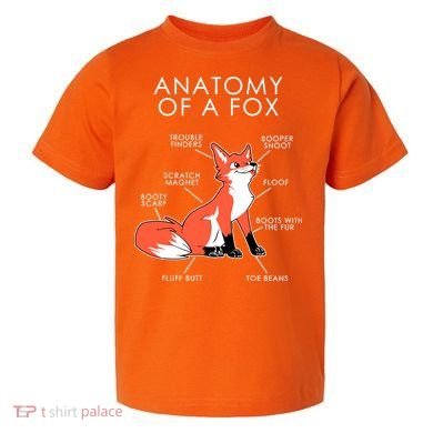 Anatomy Of A Fox Toddler T-Shirt