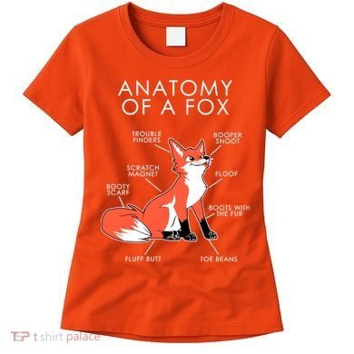 Anatomy Of A Fox Women's T-Shirt