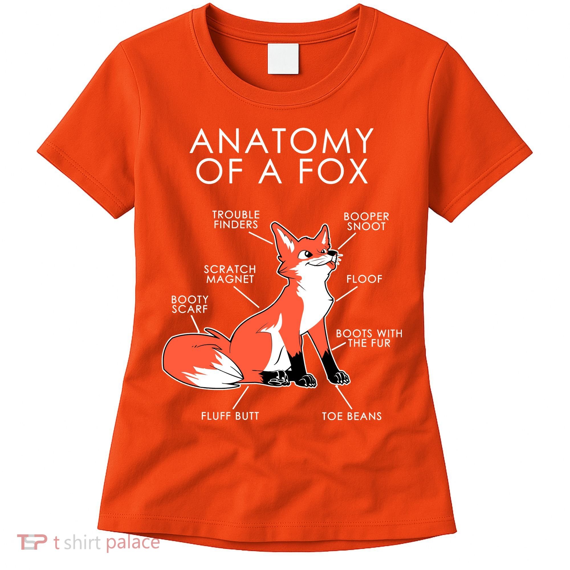 Anatomy Of A Fox Women's T-Shirt