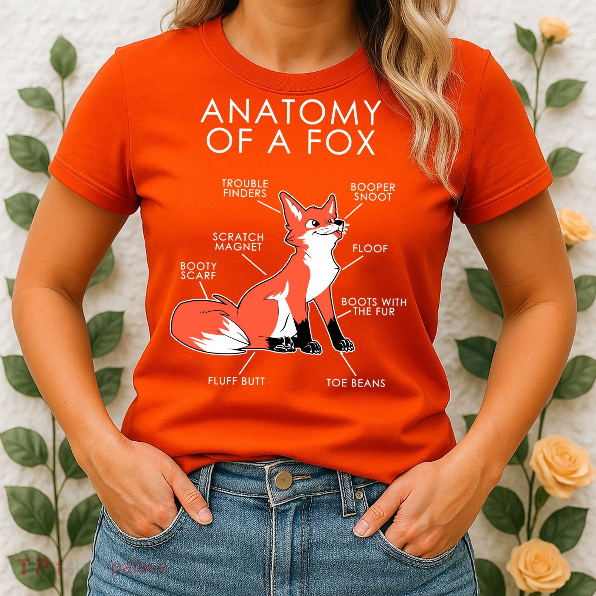 Anatomy Of A Fox Women's T-Shirt
