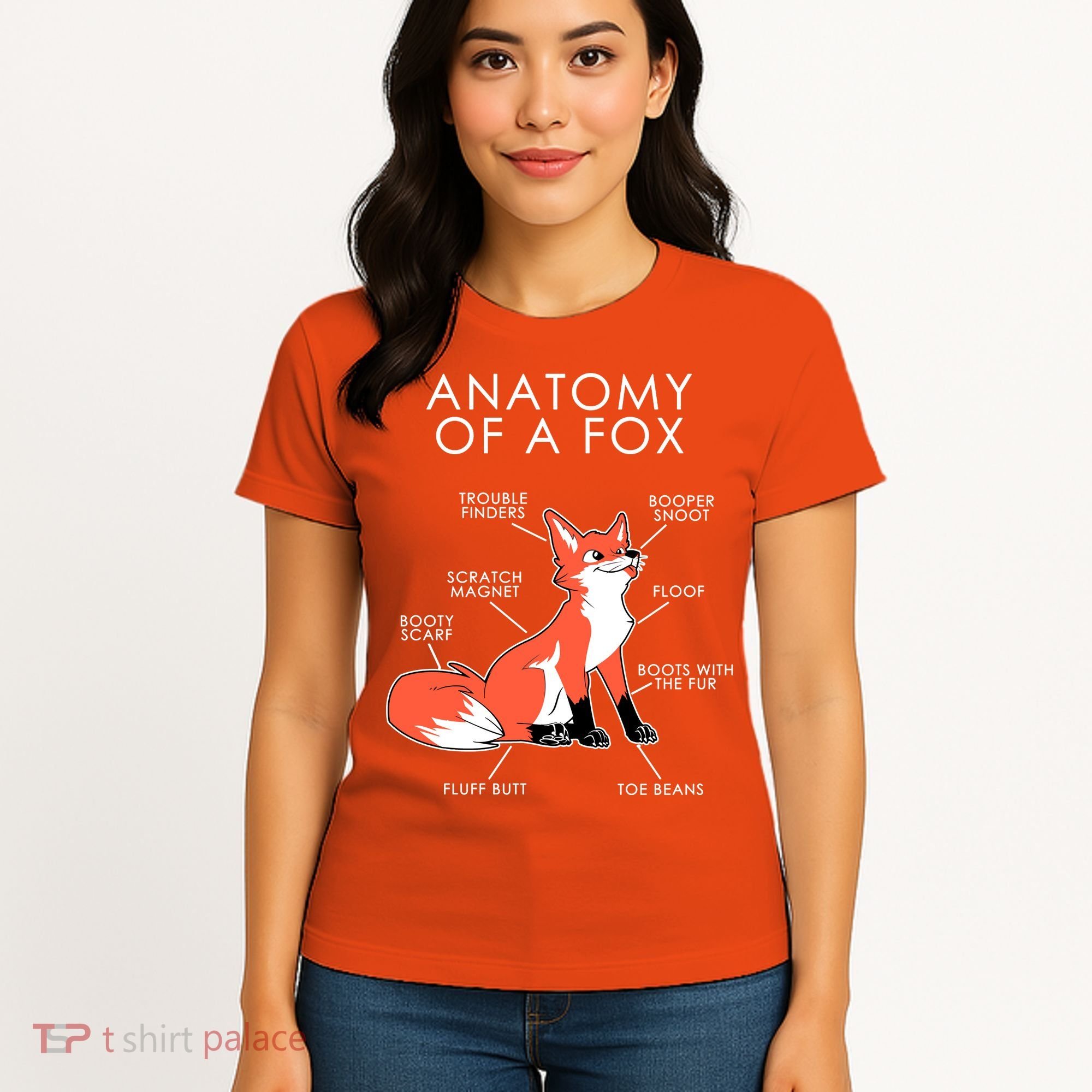 Anatomy Of A Fox Women's T-Shirt