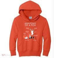 Anatomy Of A Fox Kids Hoodie thumb 0