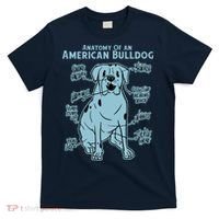 Anatomy Of An American Bulldog T-Shirt thumb 0