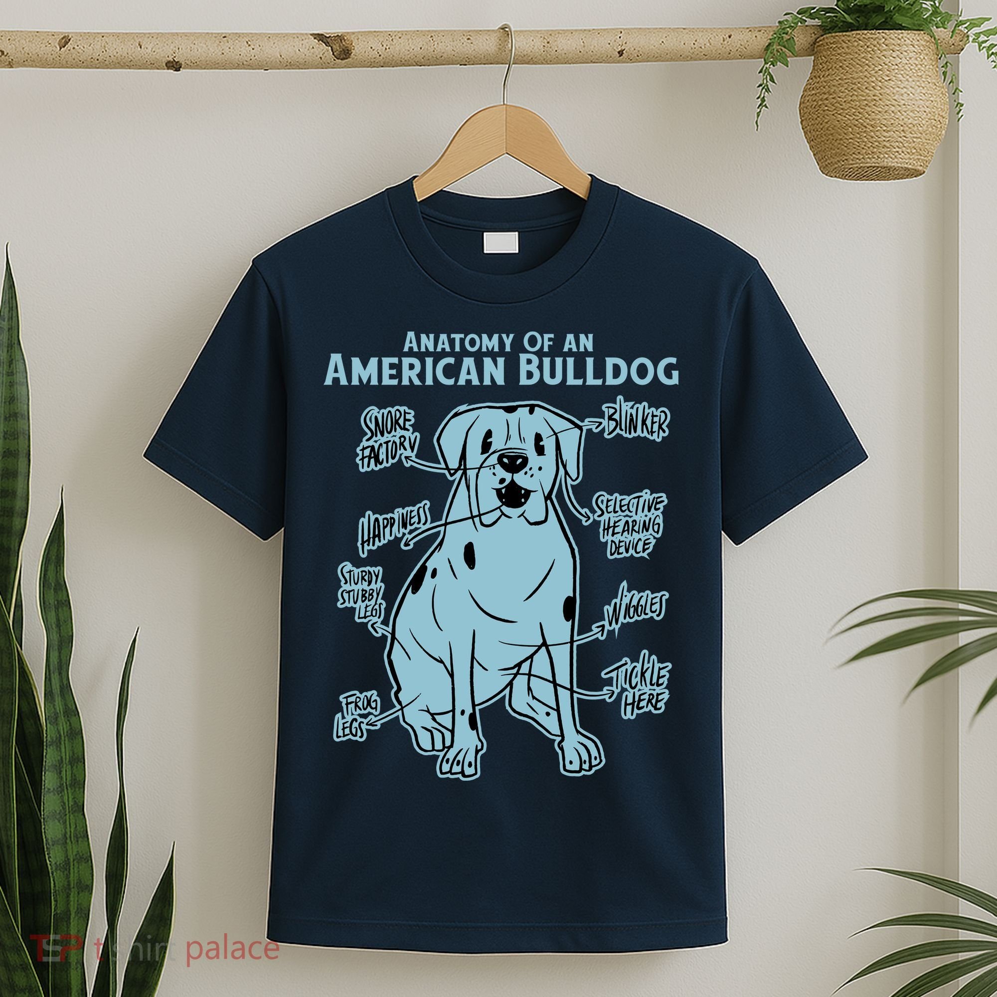 Anatomy Of An American Bulldog T-Shirt
