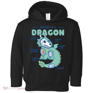 Anatomy Of A Dragon Toddler Hoodie