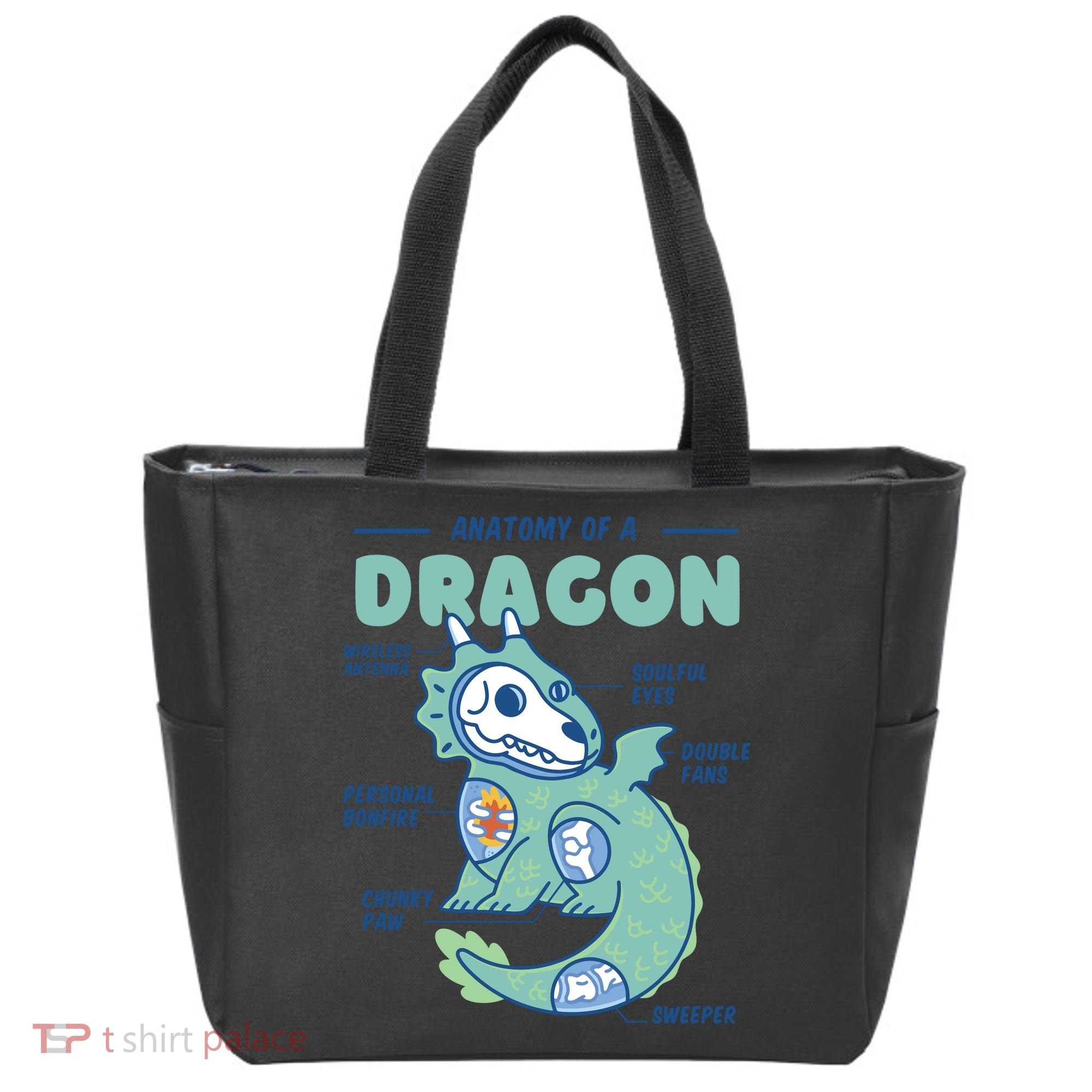 Anatomy Of A Dragon Tote Bag