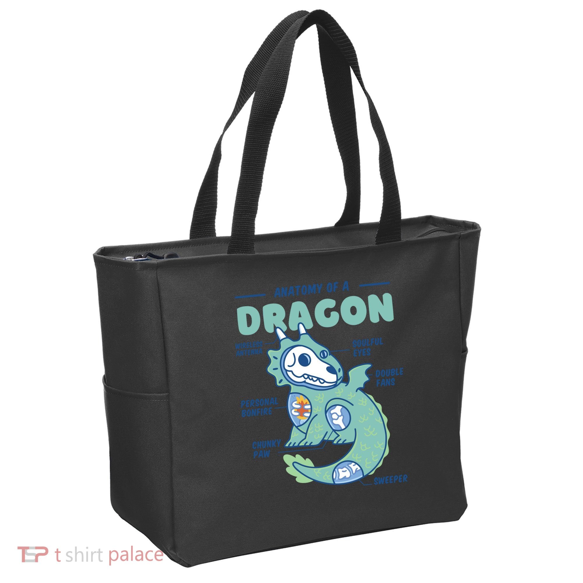 Anatomy Of A Dragon Tote Bag