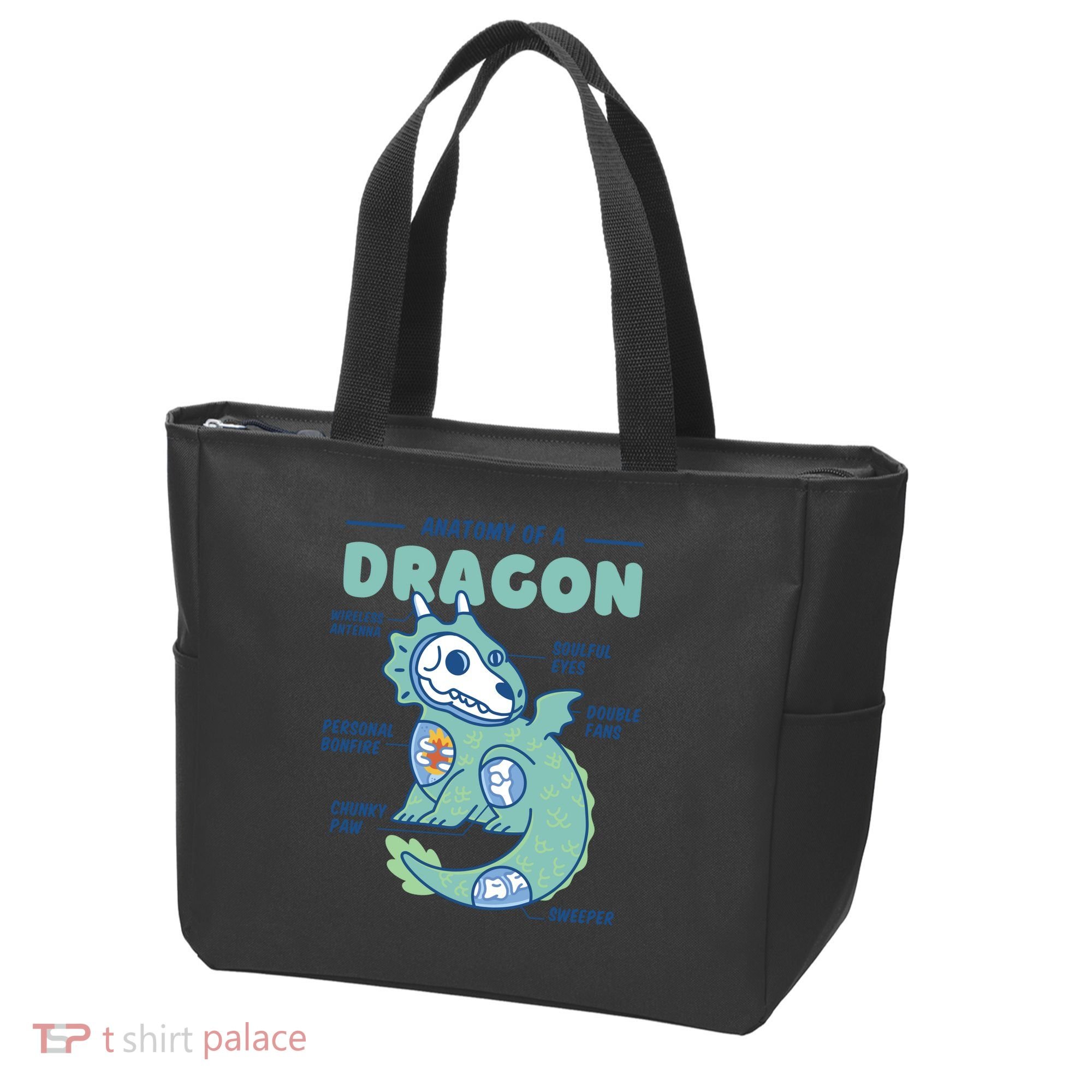 Anatomy Of A Dragon Tote Bag