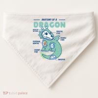 Anatomy Of A Dragon USA-Made Doggie Bandana thumb 0