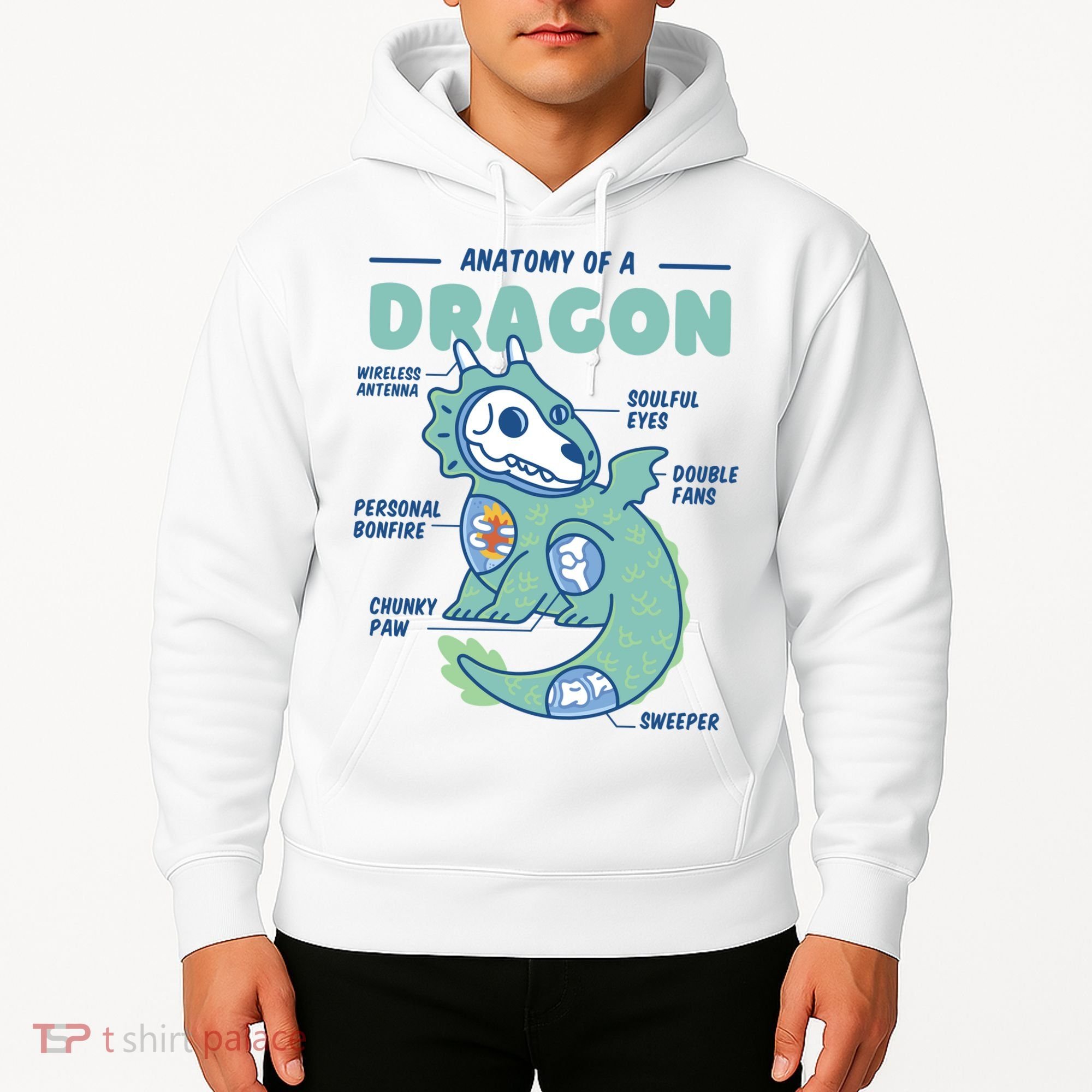 Anatomy Of A Dragon Hoodie