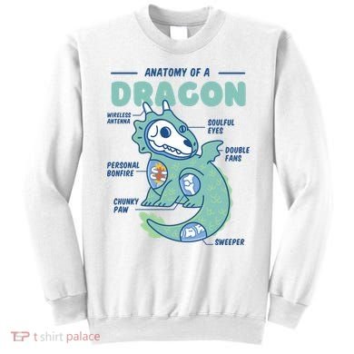 Anatomy Of A Dragon Sweatshirt