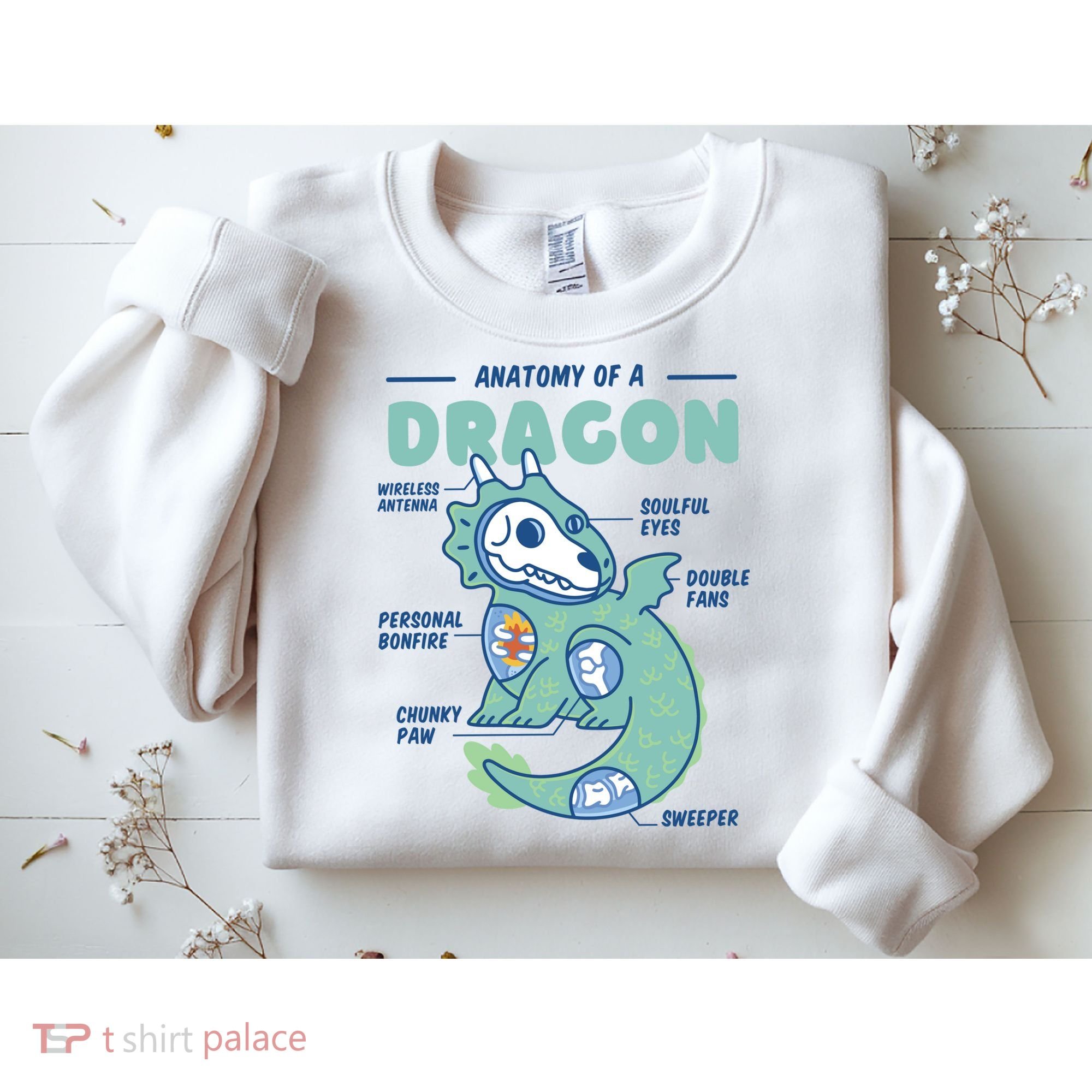 Anatomy Of A Dragon Sweatshirt