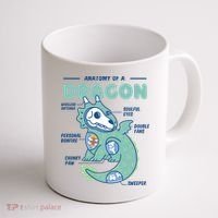 Anatomy Of A Dragon Coffee Mug thumb 1