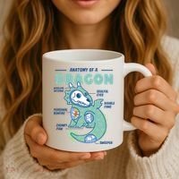 Anatomy Of A Dragon Coffee Mug thumb 3