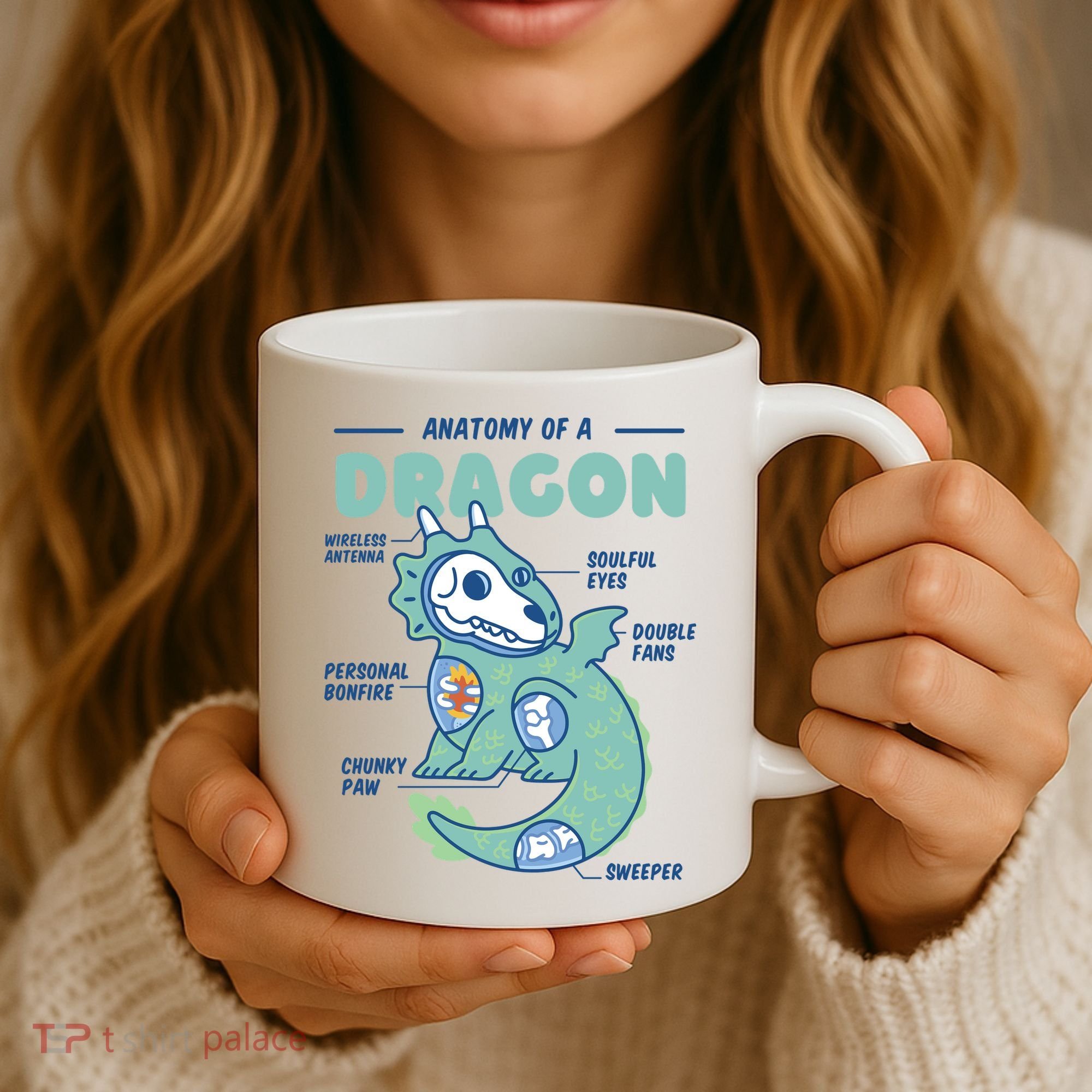 Anatomy Of A Dragon Coffee Mug