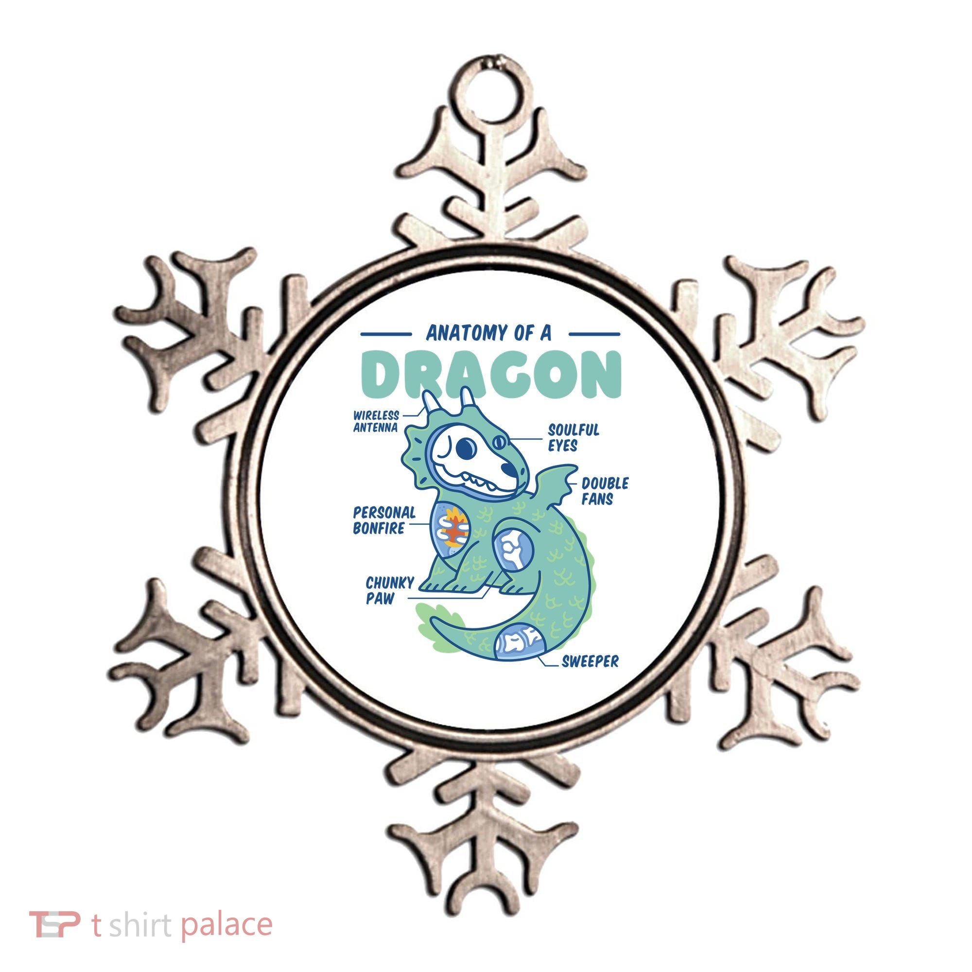 Anatomy Of A Dragon Ornament