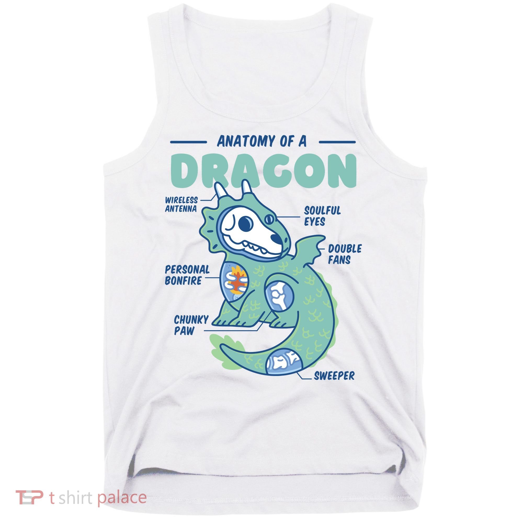 Anatomy Of A Dragon Tank Top