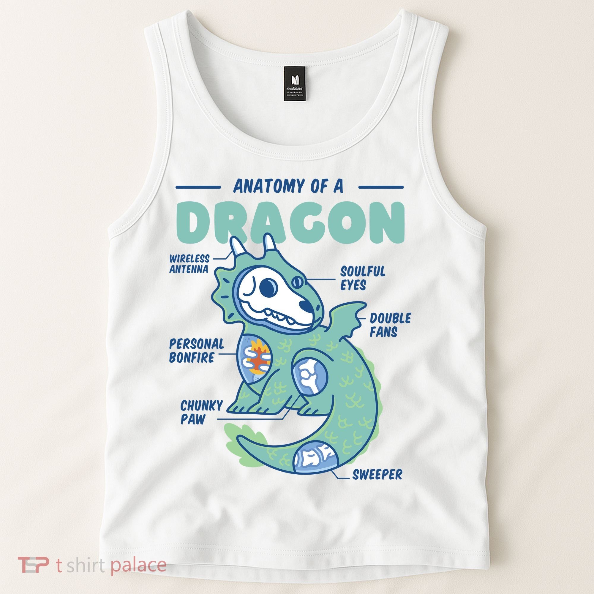 Anatomy Of A Dragon Tank Top