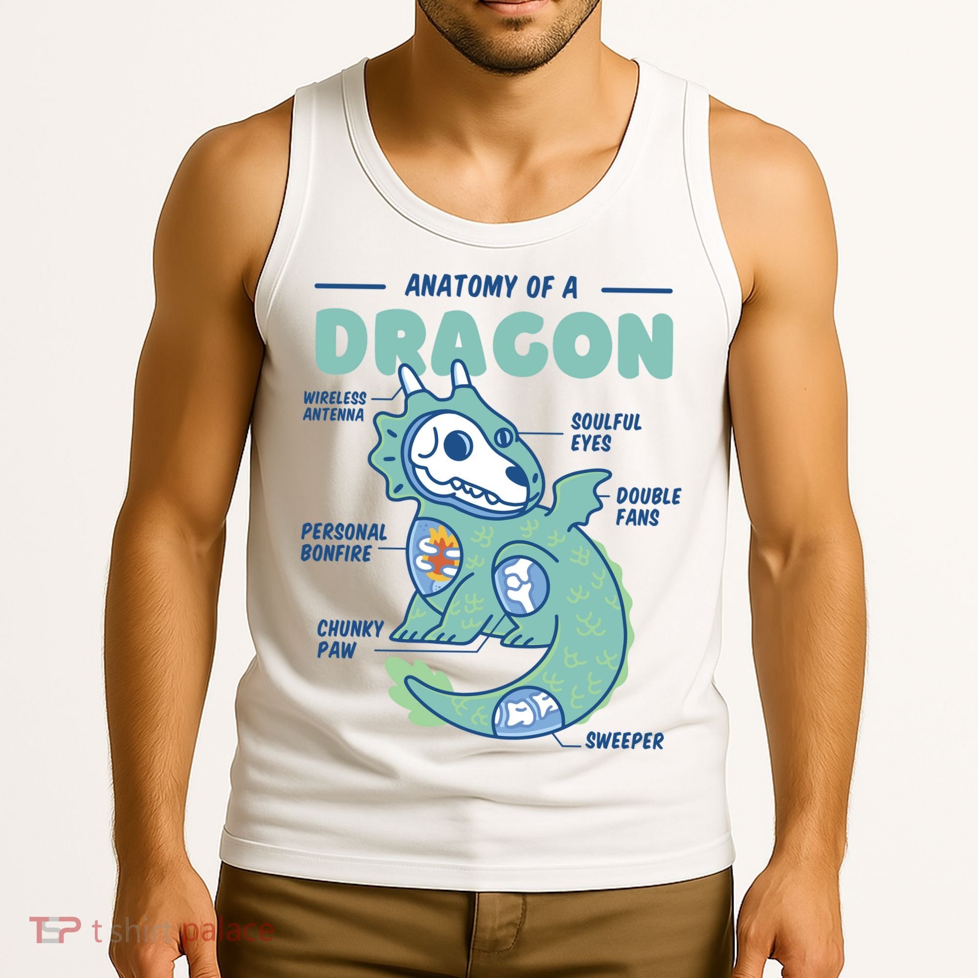 Anatomy Of A Dragon Tank Top