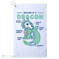 Anatomy Of A Dragon Golf Towel thumb 0